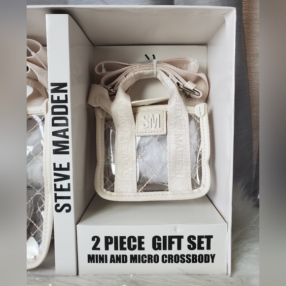 STEVE MADDEN vanilla cream 2 piece bwebber set - Picture 3 of 7